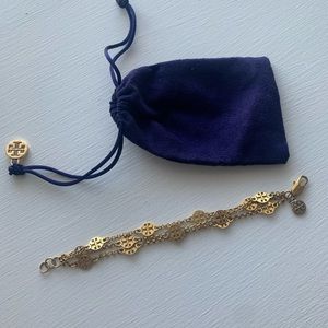 Gold Tory Burch bracelet